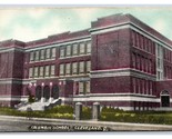 Columbia School Building Cleveland Ohio OH UNP Unused DB Postcard V19 - £7.74 GBP
