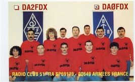 QSL Card DA0FDX Armees France 1990 - $9.90