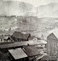Ruins Prospect Hill 1889 Johnstown Flood Victorian Print Pennsylvania DW... - £19.66 GBP