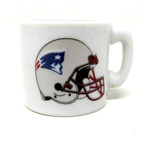 New England Patriots Miniature Cup NFL Football 1&quot; Ceramic Mug Ornament ... - £7.87 GBP