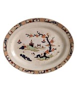 Staffordshire Ceramic Platter, Antique Hand Painted  Plate Till &amp; Sons &#39;... - £24.13 GBP