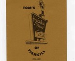 Tom&#39;s Colonial Restaurant Holiday Inn of Fishkill New York Room Service ... - £13.91 GBP