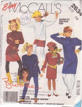 McCALL&#39;S PATTERN 2634 SIZE 7 GIRLS&#39; DRESS TUNIC SKIRT PANTS LEGGINGS  UNCUT - $3.00