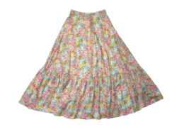 NWT J.Crew Tiered Maxi in Liberty Patchwork Dream Floral A-line Skirt 6 - £108.56 GBP
