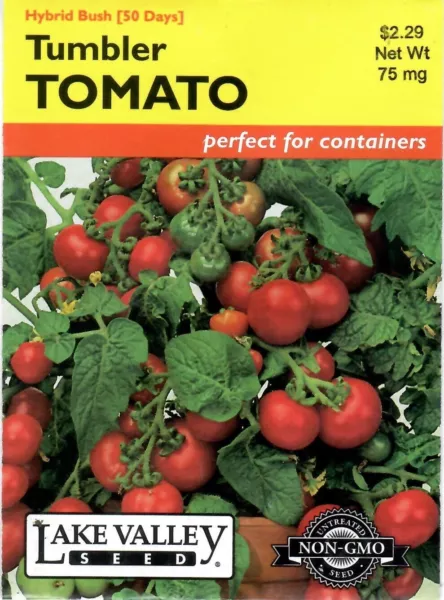 Tomato Tumbler Vegetable Seeds Non-Gmo - Lake Valley 12/23 Fresh Garden - $5.50