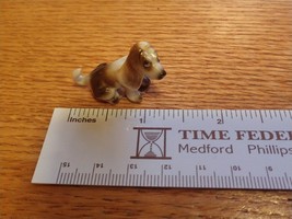 Vintage Tiny Miniature Bone China Collectible Dog Figurine - $51.17