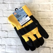 Suede Gloves Mens Size XL Cowhide Leather Palm Red Steer Lined NWT 53164 - $110.71 MXN