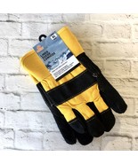 Suede Gloves Mens Size XL Cowhide Leather Palm Red Steer Lined NWT 53164 - $110.71 MXN