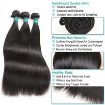 ALI GRACE Hair Malaysian Straight Hair 1 Bundle Only 3 4 Bundles 100% Re... - $29.83+