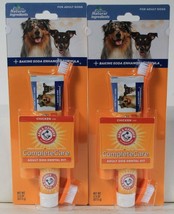 (2 Packages) Arm &amp; Hammer Complete Care Adult Dog Dental Kit Natural Ingredients - £18.98 GBP