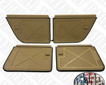 MILITARY HUMVEE TACTICAL HALF DOORS - TAN - SET OF 4 HARD X-DOORS LOWER ... - $2,495.00