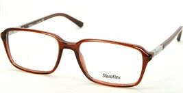 Neu Sferoflex Sf 1138 C563 Brown Transparent Brille 563 54-17-140mm - £42.54 GBP