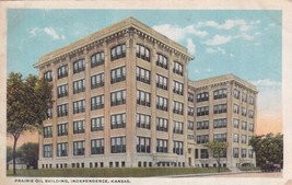 Prairie Oil Building Independence Kansas KS Postcard E19 - £7.23 GBP