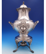 King Francis by Reed and Barton Silverplate Coffee Urn w/ Stand Lid Burn... - £1,886.32 GBP