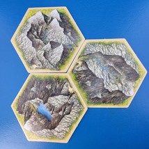 Settlers Catan 3061 Resource Terrain Tiles Mountains Ore Replacement Gam... - $5.53