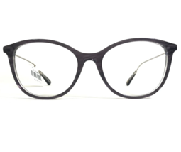 Anne Klein Eyeglasses Frames AK5072 001 Smoke Gray Clear Silver Round 52... - $41.86