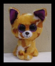 Ty Beanie Boos Pablo The Chihuahua Big Purple Glitter Eyes 6&quot; Style NO TAG - $11.80 CAD