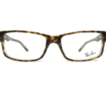 Ray-Ban Gafas Monturas RB5245 5082 Carey Transparente Rectangular 54-17-145 - $88.19