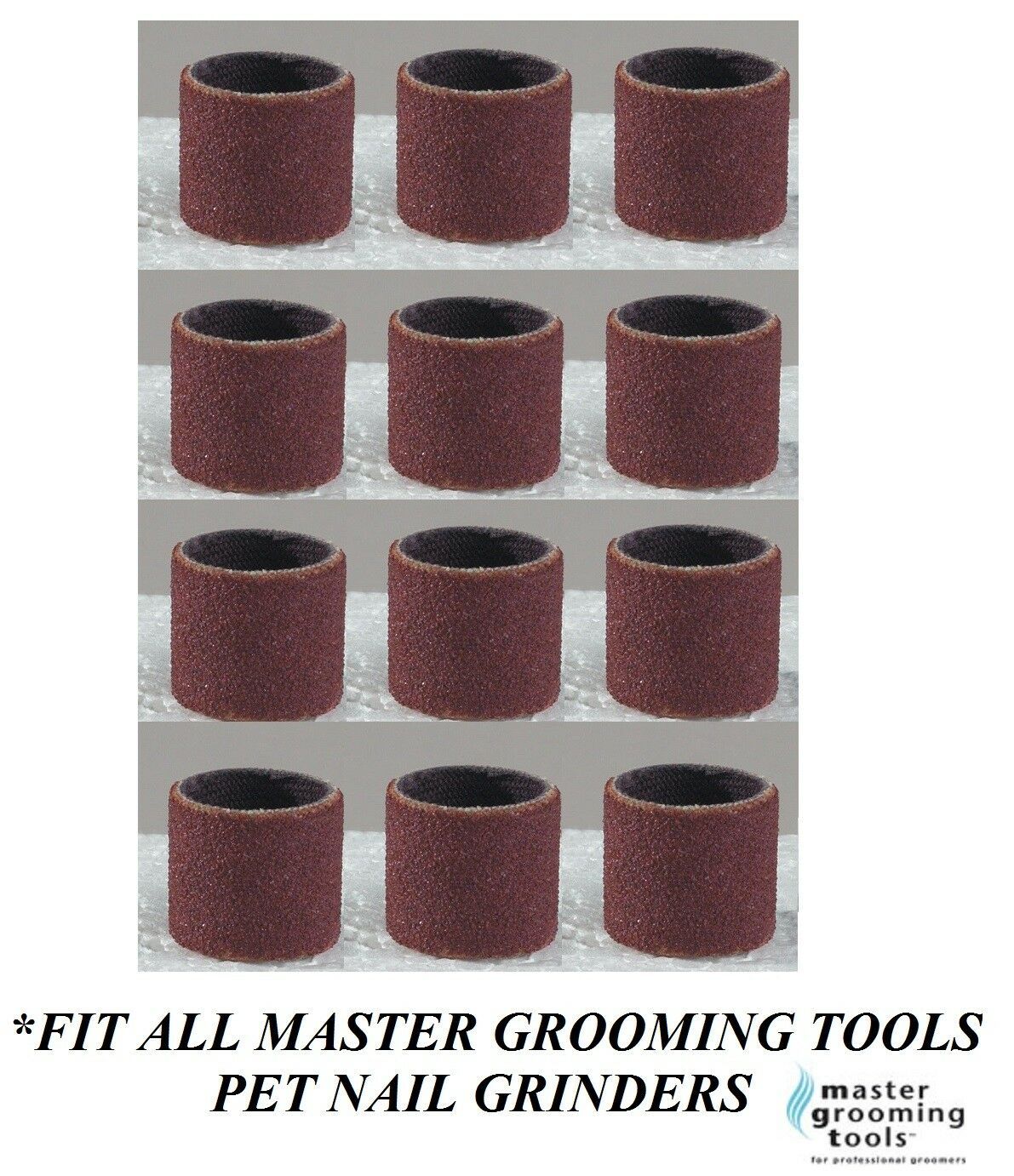 Primary image for 12 PC Unghie Abrasivi Bande Fine&medium Smerigliatura per Master Grooming Tools