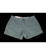 UNIQLO Women’s Chino Micro Shorts Green Size 0 New With Tags Casual Summer - $13.93 CAD