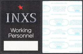 2005 INXS Cloth OTTO Backstage Working Pass from the Switch Tour. - $5.90