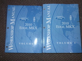 2010 Ford Bord Lincoln MKX Service Atelier Réparation Manuel Set OEM Usine - $69.94