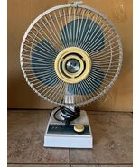 Vintage Northernaire Model 2909 9-11” Oscillating Blue Blade Fan Korea FLAW - $69.67 CAD