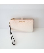 Michael Kors Jet Set Travel Large Double Zip Wristlet Clutch Powder Blus... - $107.31 CAD
