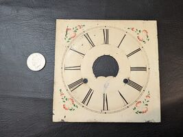 Antique Hand Painted Metal Dial Roman Numerals for Gilbert Wall Clock 8.5 - $64.24 CAD