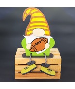 Handmade Football Gnome Shelf Sitter – Perfect for Sports Fans! - $8.50