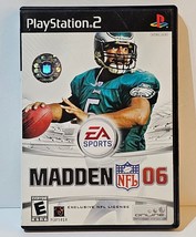Madden NFL 06 Sony PlayStation 2 PS2 Video Game 2005 Complete with Manual - £3.01 GBP