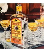 1940 Gordon&#39;s London Dry Gin  Advertisement Distillery Esquire Holiday H... - $550.85 MXN