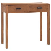  Office Desk Warm natural Solid Teak Wood Medium - $3,341.05 MXN
