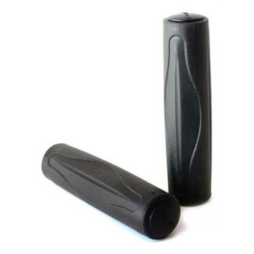 XLC Soft Rubber Grips-Black-Mountain/Cruiser/Hybrid Bicycle Grips-New - $7.95