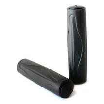 XLC Soft Rubber Grips-Black-Mountain/Cruiser/Hybrid Bicycle Grips-New - £6.23 GBP