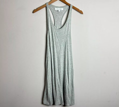 Derek Lam 10C Womens Top  Gray Sleeveless Racerback Tunic Tank Small - $27.16