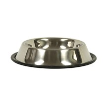 Valhoma Corporation No-tip Stainless Steel Bowl 16 oz Silver - £7.11 GBP