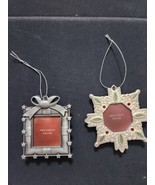 Pair Of Pewter Picture Frame 1.5 × 1.5 Ornaments - $24.00