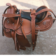 Western Horse Pleasure Saddle Riding/Showman Saddle  14&quot; to 18&quot; Free Ship - $434.55+