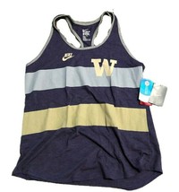 NWT New Washington Huskies Nike Team Stripe Women&#39;s Size XL Tank Top Shirt $32 - £15.78 GBP