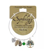 SYMBOLOGY BRACELET - ANGEL WING, TREE OF LIFE - $12.30 CAD