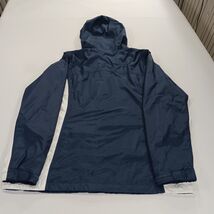 Columbia RL2436 Jacket Women L Blue/White Arcadia II Omni-Tech Rain Shell Hooded image 2