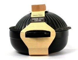 Cravings By Chrissy Teigen 2.5 Qt Donabe-Style Clay Pot 11.4" X 9.5" X 6.9"