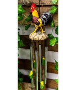 Country Western Farm Morning Crop Patrol Rooster Chicken Figurine Wind C... - $45.09 CAD