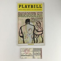 2002 Playbill Dinner At Eight by George S Kaufman and Edna Ferber - $14.25