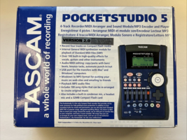 TASCAM Pocket studio 5 Multitrack Recorder with Power Cord Memory card -... - $69.29