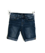 Yaso Jeans Girls Size 6 Denim Bermuda Shorts Cuffed Adjustable Waist - £7.47 GBP