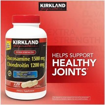 Kirkland Signature Extra Strength Glucosamine HCI 1500 mg Chondroitin Sulfate 12 - £51.95 GBP