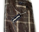 NOS Regal Wear Mens 2XL Outfit Plaid Button Up Shirt &amp; Brown Shorts Matc... - £15.82 GBP