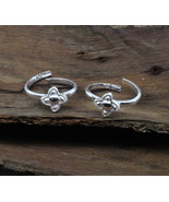Lovely Indian Real Sterling Silver Toe Rings Handmade bichia Pair feet ring - €21,19 EUR